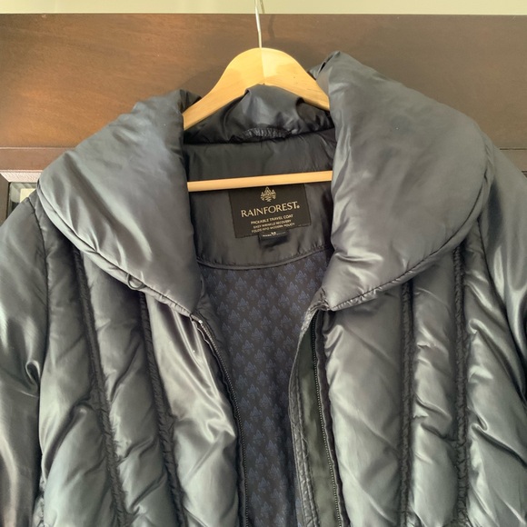 RAINFOREST Packable Travel Coat - Black - Picture 7 of 11